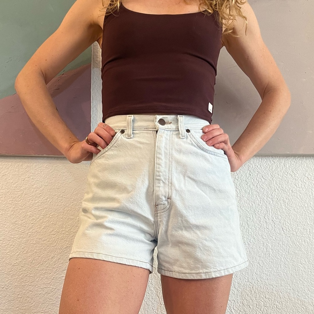 Women's High-Waisted Denim Shorts